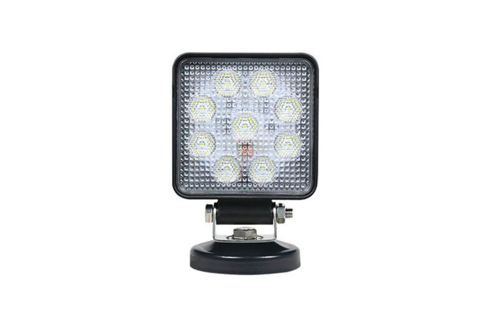 LED Arbeitsscheinwerfer | 13,5 Watt | 1710 Lumen | 9-36V | m.voet + s.plug