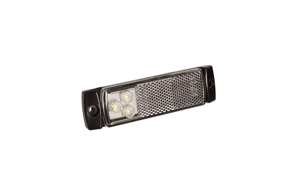 LED Umrissleuchte weiß | 12-24V | 50cm. Kabel
