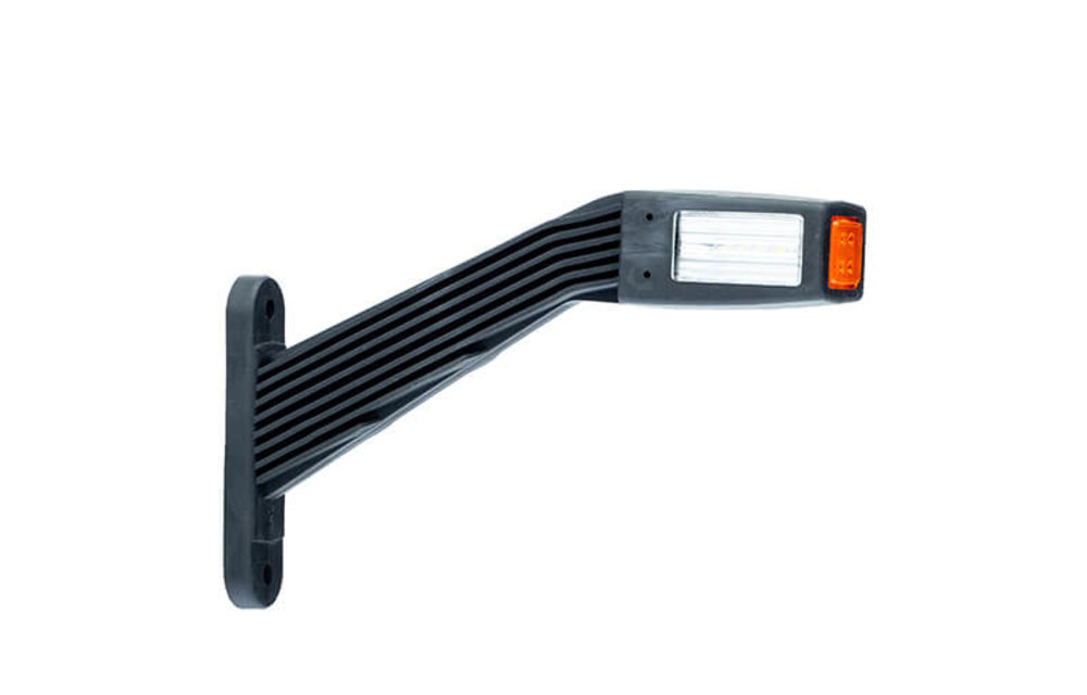 Rechts | LED Begrenzungsleuchte | schräger Stiel | 12-36V | 30cm. Kabel