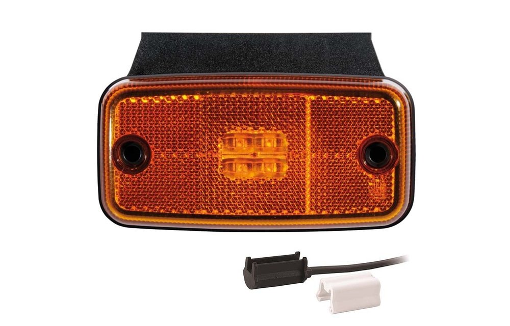 LED Umrissleuchte gelb | 12-36V | 1,5mm2 Anschluss