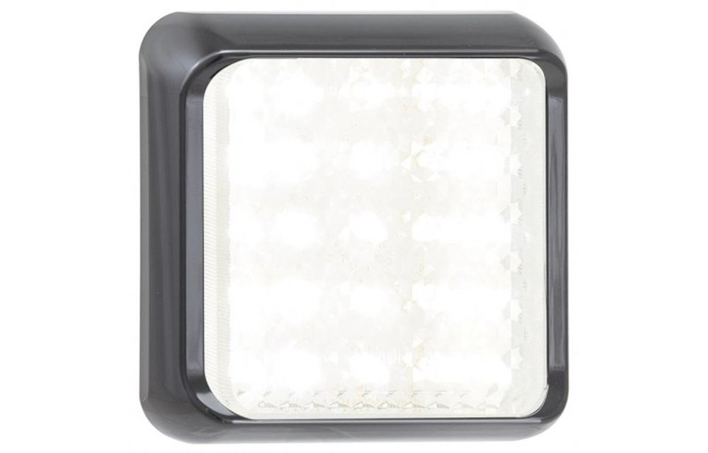 LED-Rücklicht mit schwarzem Rand | 12-24V | 40cm. Kabel