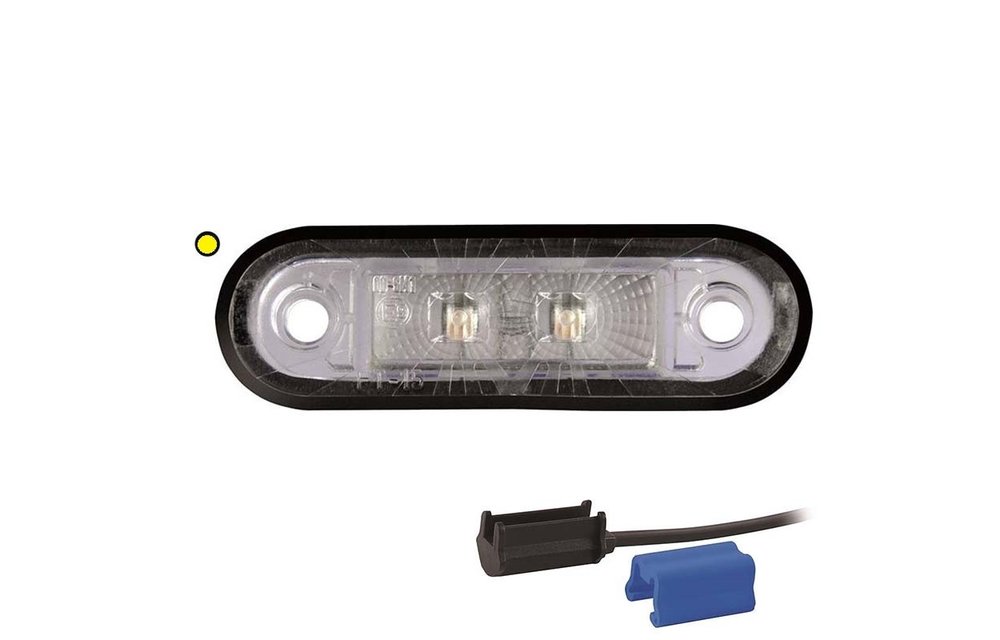 LED Umrissleuchte gelb | 12-24V | 0,75mm Stecker