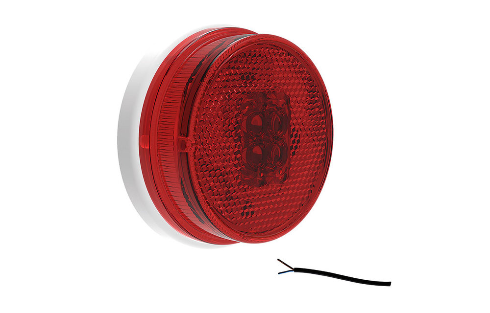 LED Umrissleuchte rot | 12-24V | 50cm. Kabel