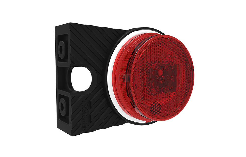 LED Umrissleuchte rot | 12-24V | 50cm. Kabel