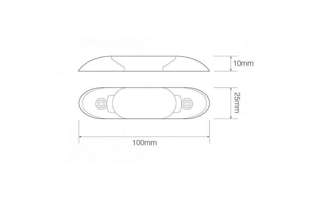 LED Innenraumleuchte Höflichkeit leuchtet grün 12v