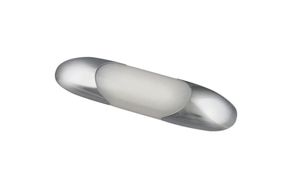 LED-Innenraumbeleuchtung exkl. Schalter 10 cm. Chrom 24v kühles Weiß