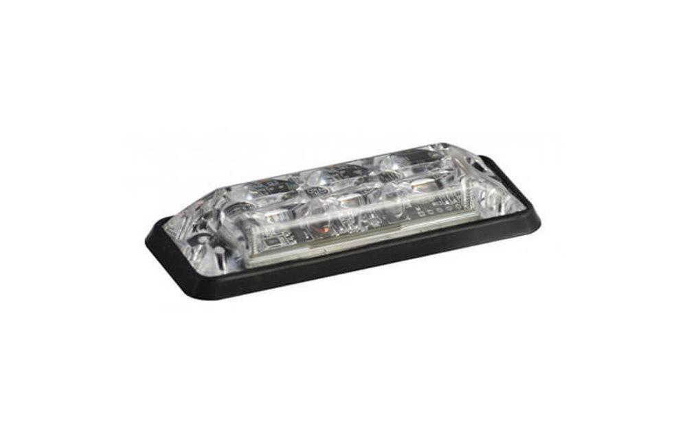 Ultra-flache Slimline LED-Blitzer | 3 LEDs rot | 10-30V |