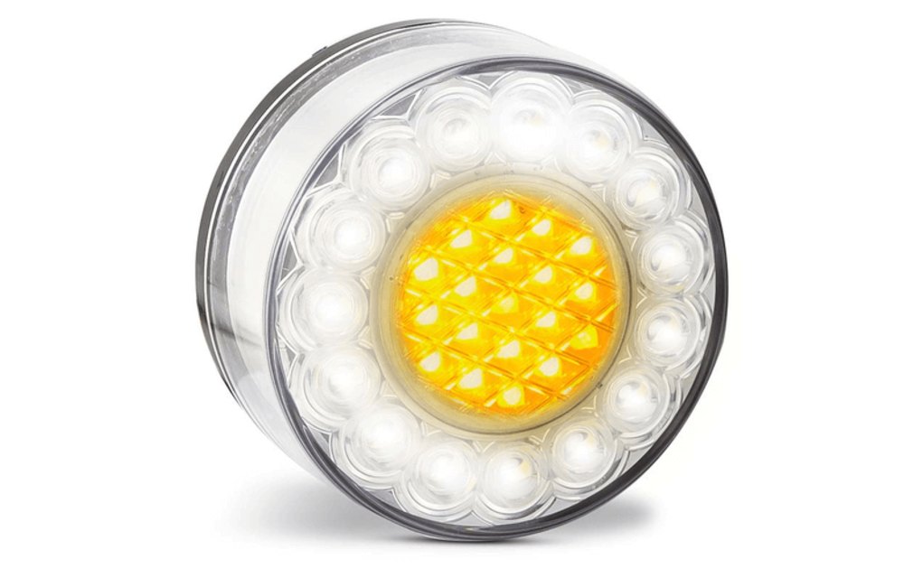 LED Autolamps Runde LED-Vorwarnleuchte / Markierungsleuchte 24v -  Vehiclelightshop