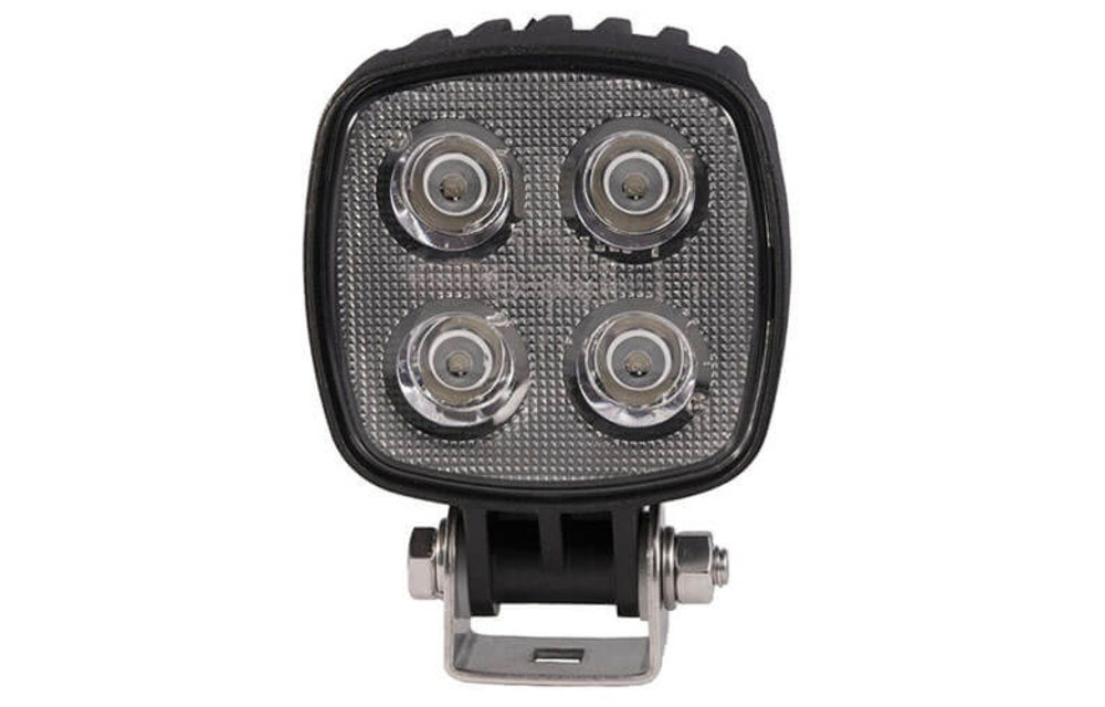 LA LED Arbeitsscheinwerfer | 12 Watt | 1000 Lumen | 10-80v | Flood Beam Black