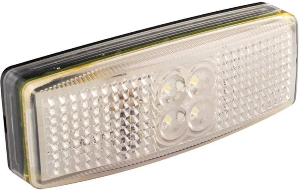 LED Umrissleuchte weiß | 12-24V | 20 cm. Kabel
