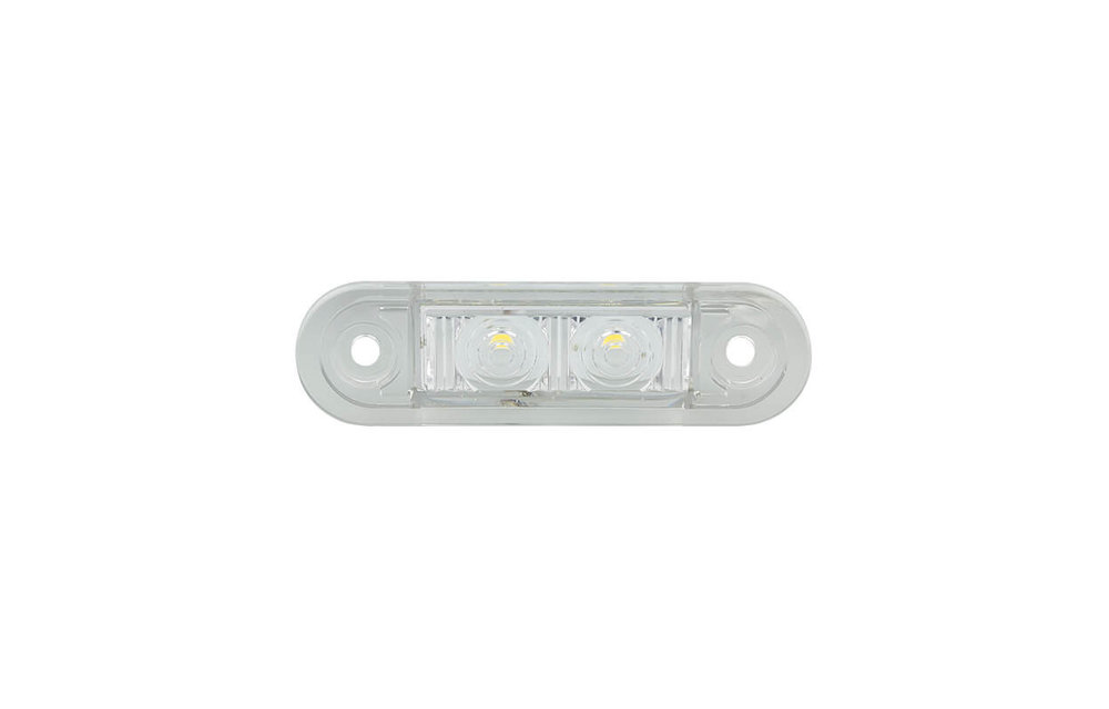LED Umrissleuchte ausgestattet weiß | 12-24V | 20 cm. Kabel