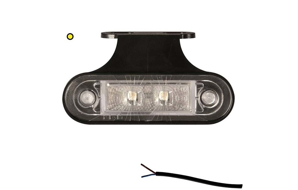 LED Umrissleuchte gelb | 12-24V | 50cm. Kabel