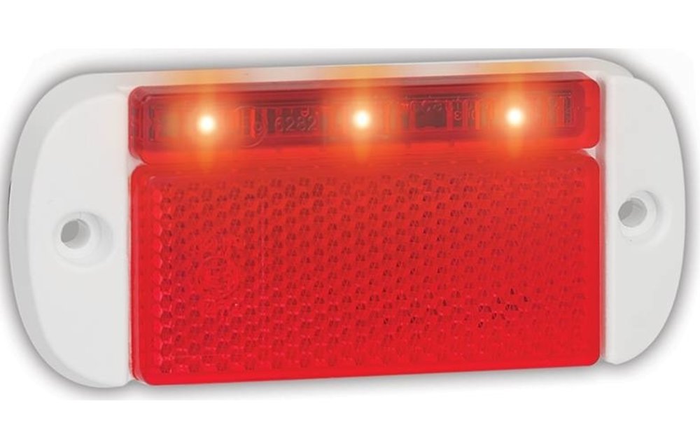 LED Umrissleuchte rot | 12-24V | 50cm. Kabel