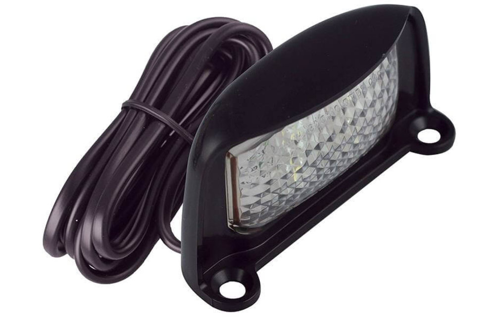LED-Kennzeichenleuchte | 12-24V | 100cm. Cable & Steckverbinder 1P