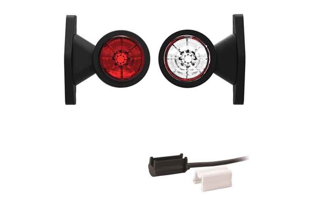 LED Begrenzungsleuchte, kurzer Stiel | 12-24V | 1,5mm Stecker