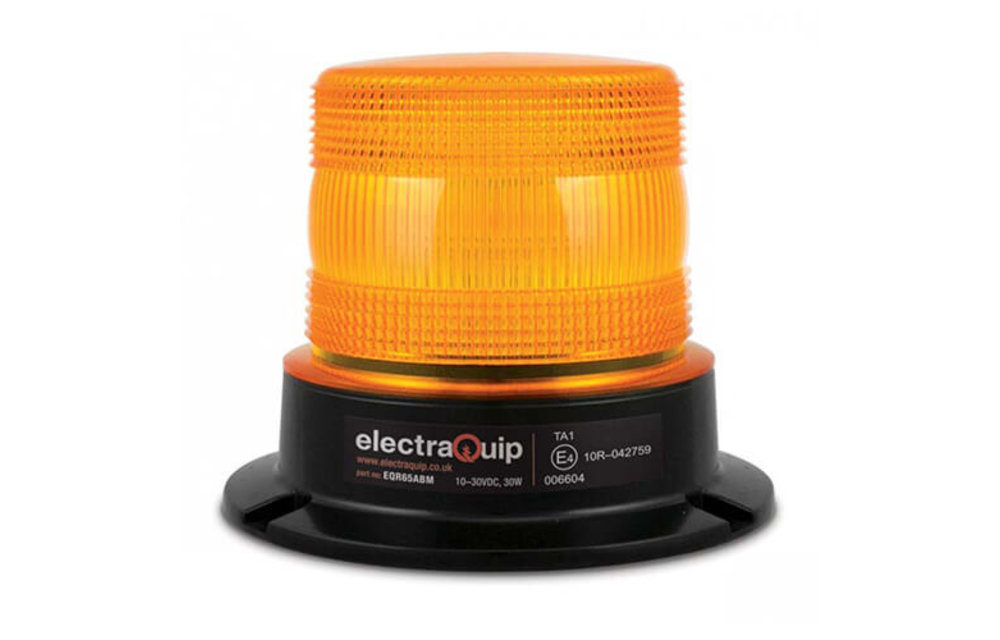 ElectraQuip R65 ALU LED-Blitz / Rundumleuchte gelb