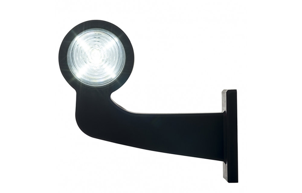 LED-Pendelleuchte Rechts, Winkelstahl und Klarglas, | 12-24V |