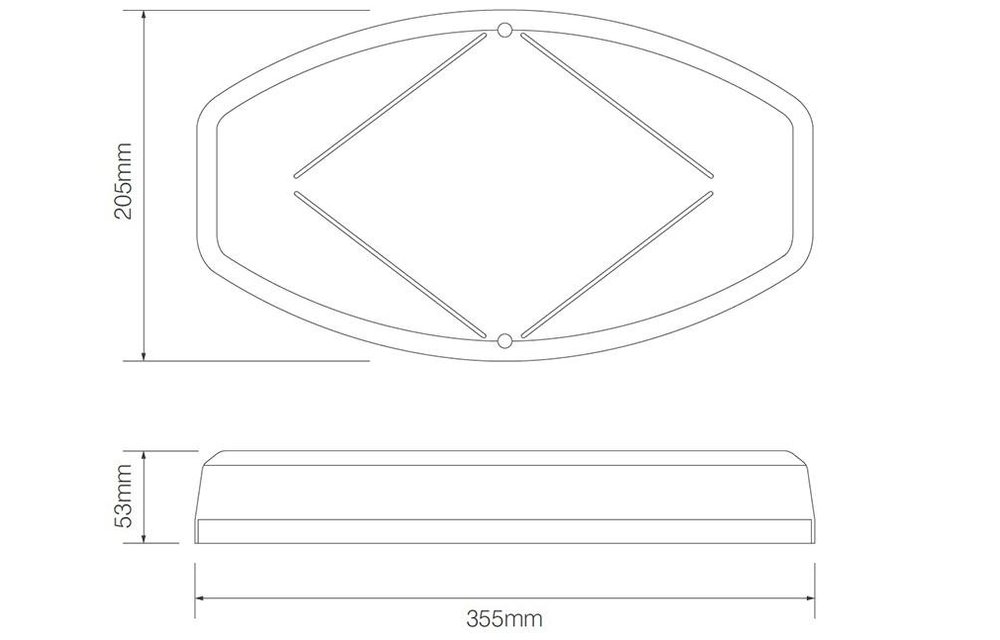 Mini-LED-Rundumleuchte-Lichtleiste mit 24 Hochleistungs-LEDs | 12-24V | mit Magneten