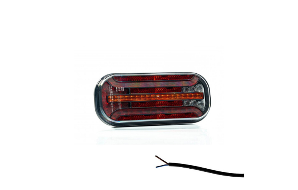 LED-Rücklicht mit dynamischen Blinker Abzeichen & Beleuchtung | 12-24V |