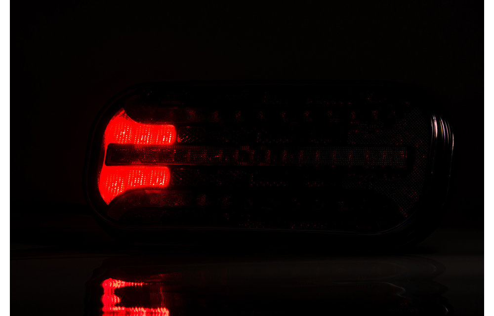 LED-Rücklicht mit dynamischen Blinker Abzeichen & Beleuchtung | 12-24V |