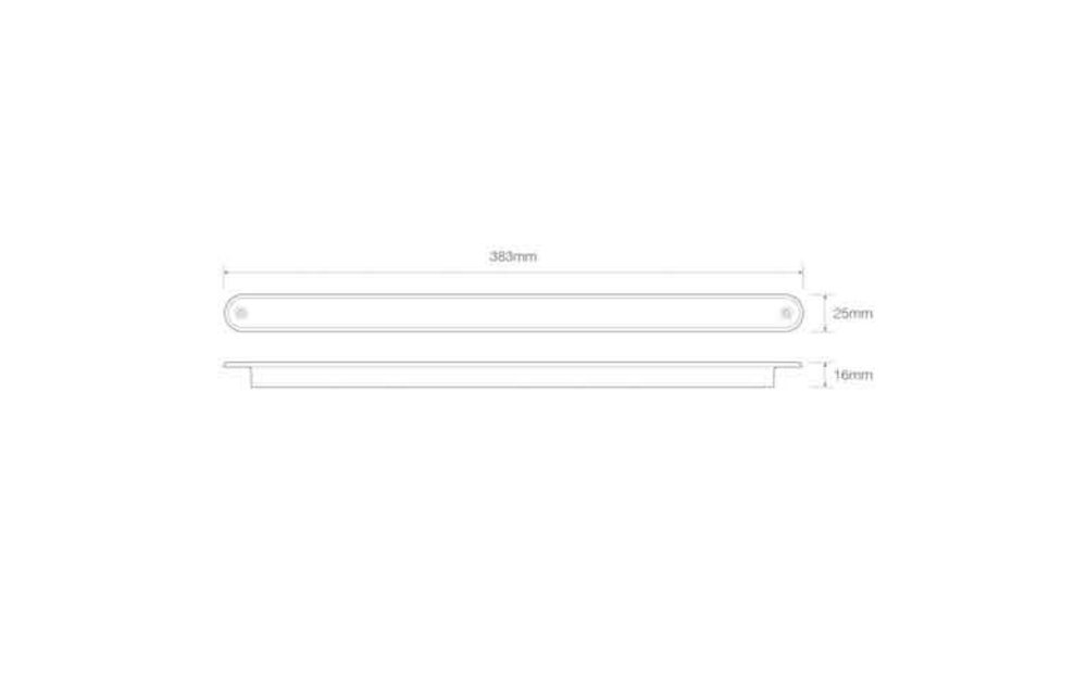 LED-Rückfahrlicht Slimline | 24v | 40cm. Kabel