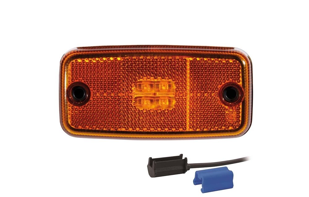LED Umrissleuchte gelb | 12-36V | 0.75mm2 Stecker