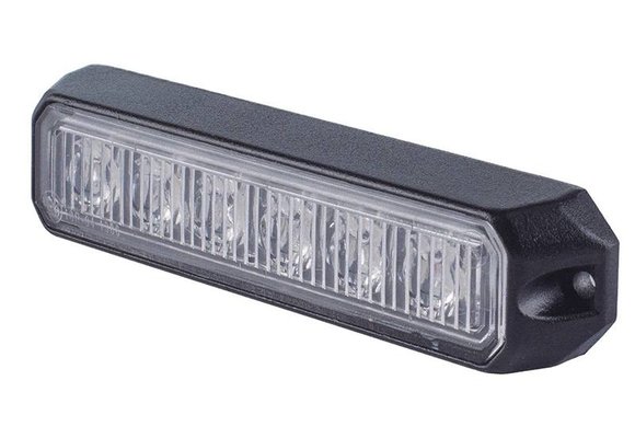 ElectraQuip Ultra-flache Slimline LED-Blitzer, 4 LEDs blau, 10-30V