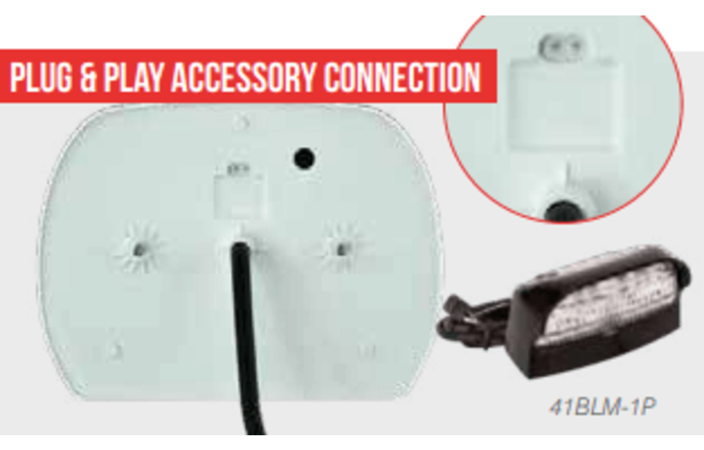 LED-Slimline-Rücklicht ohne Kennzeichenbeleuchtung | 12-24V | 40cm. Kabel