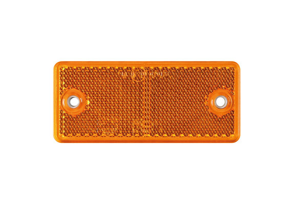4 x Reflektor orange 104x40mm Anhänger Rückstrahler PKW Seitenstrahler gelb  LKW