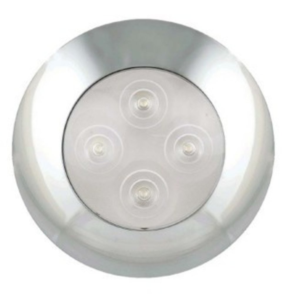 LED Autolamps LED Innenraumleuchte Chrom 12v. Rotlicht