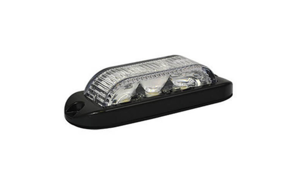 LED-Blitzer 3 LEDs gelb 180 ° | 10-30V |