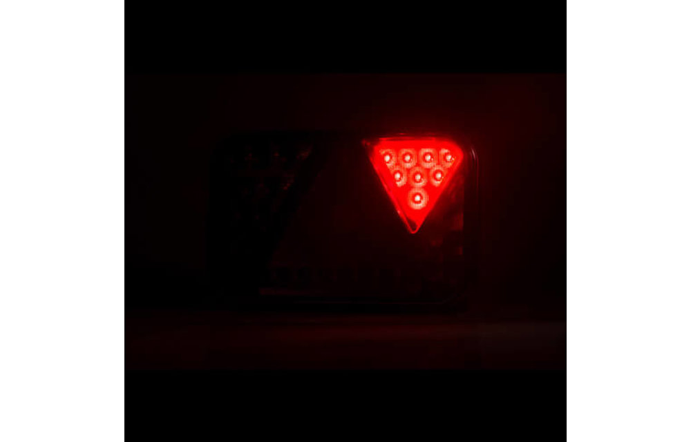 Links | LED-Rücklicht mit Kennzeichenbeleuchtung und Nebel | 12v | 5PIN