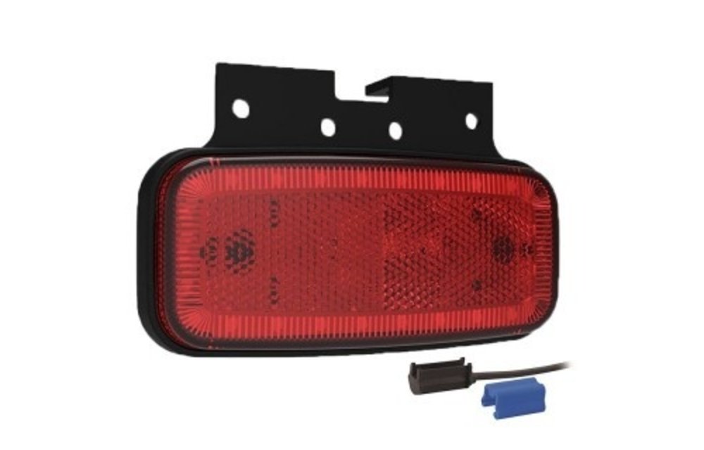 LED Umrissleuchte rot | 12-24V | 0,75mm Stecker