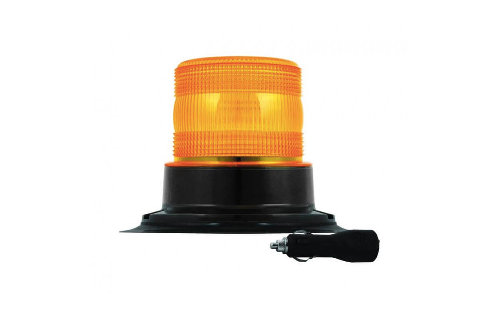 R10 LED-Blitz / Rundumleuchte | 10-30V | mit PC-Magnet Befestigungsfuß