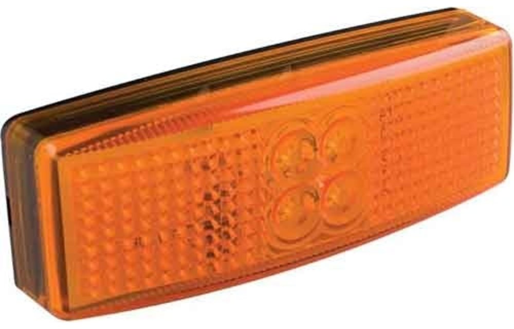 LED Umrissleuchte gelb | 12-24V | 20 cm. Kabel