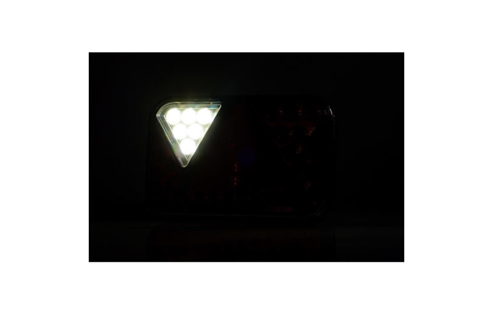 Rechts | LED-Rücklicht mit Rückfahrlicht | 12v | 100cm. Kabel