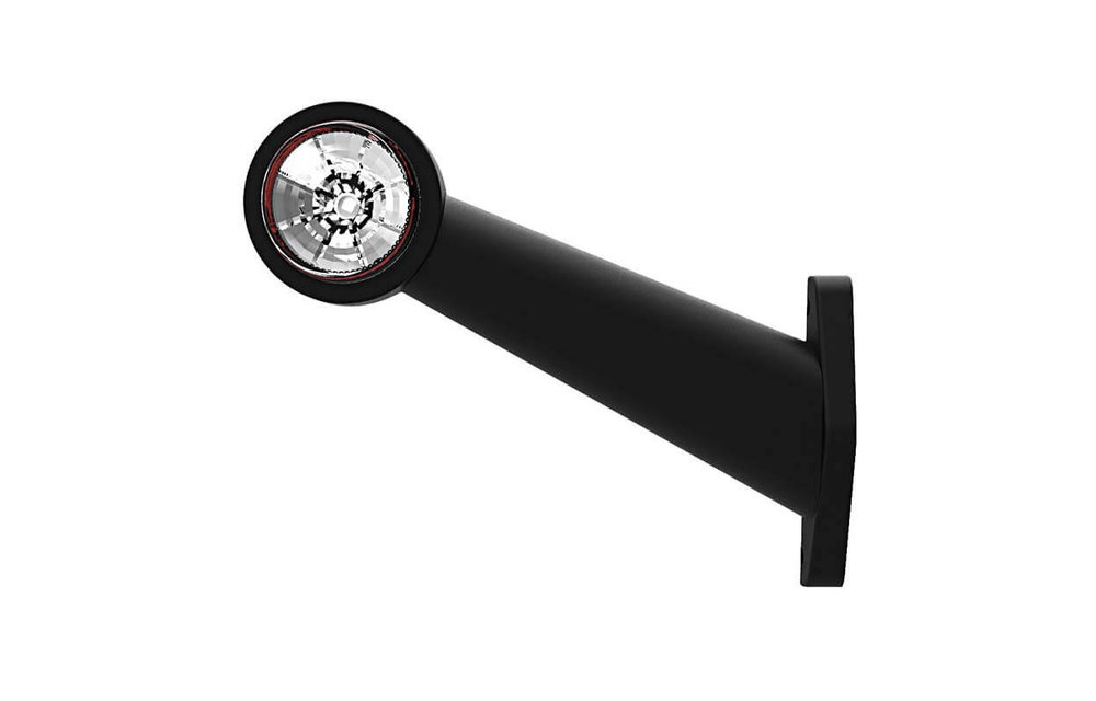 Rechts | LED Begrenzungsleuchte | schräger Stiel | 12-36V | 1,5mm Stecker