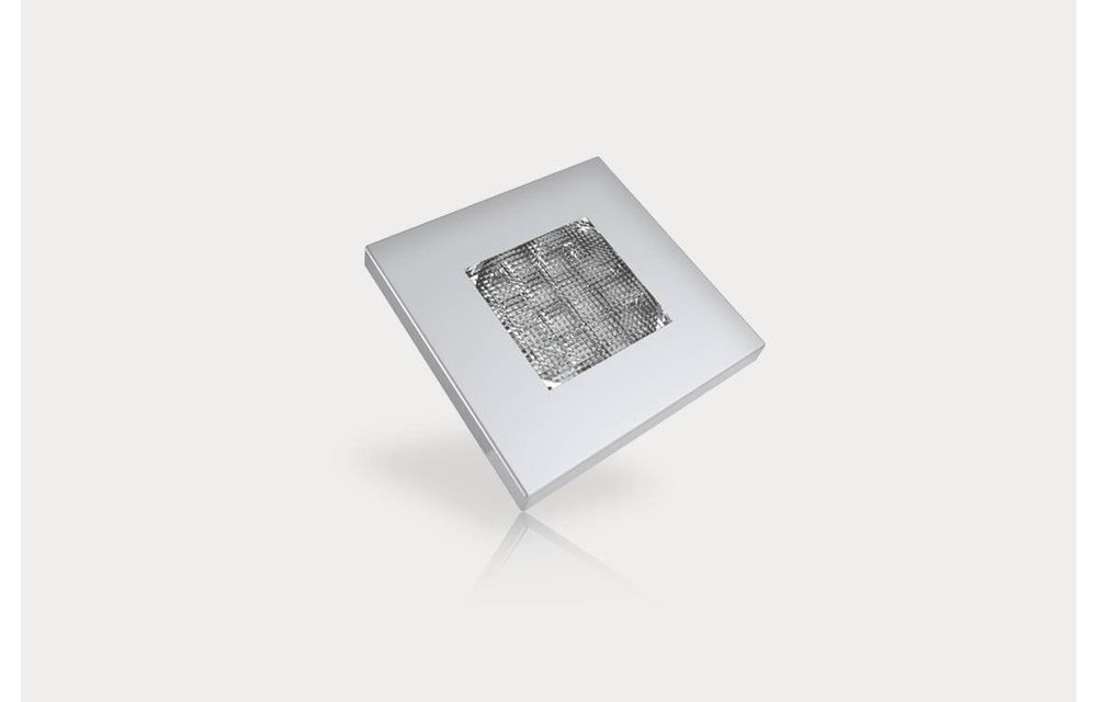 LED Innenraumleuchte Silber | 12-24V | Warmweiß