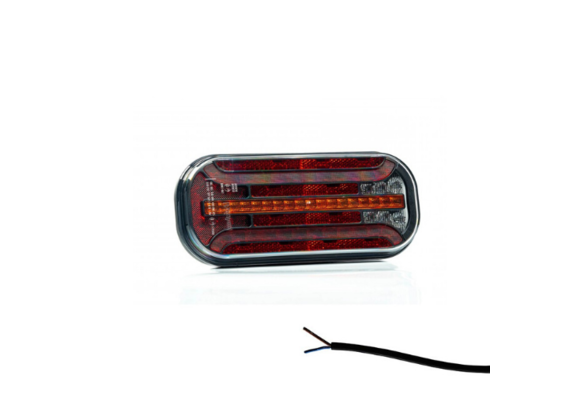 LED Rücklicht kombiniert KMR7 6 Funktionen (Rücklicht, Bremslicht