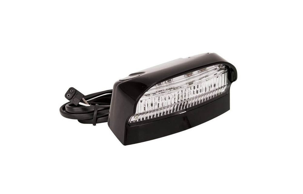 LED-Kennzeichenleuchte | 12-24V | 100cm. Cable & Steckverbinder 1P