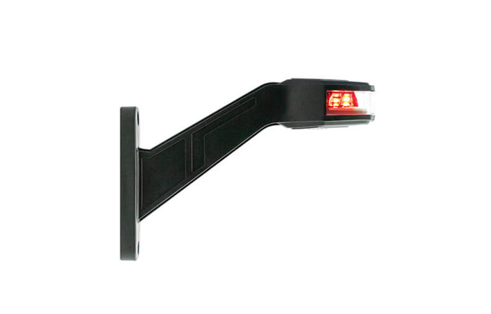Rechts | LED Begrenzungsleuchte | 12-24V | 30cm. Kabel (rot / weiß / gelb)