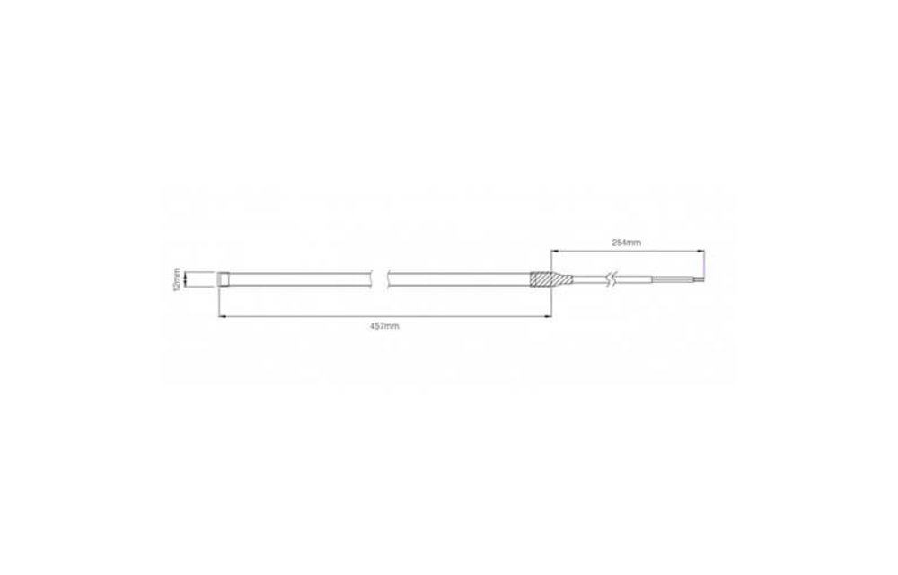 Innere LED flexible Streifen 45,7 cm. 24v kaltweiß