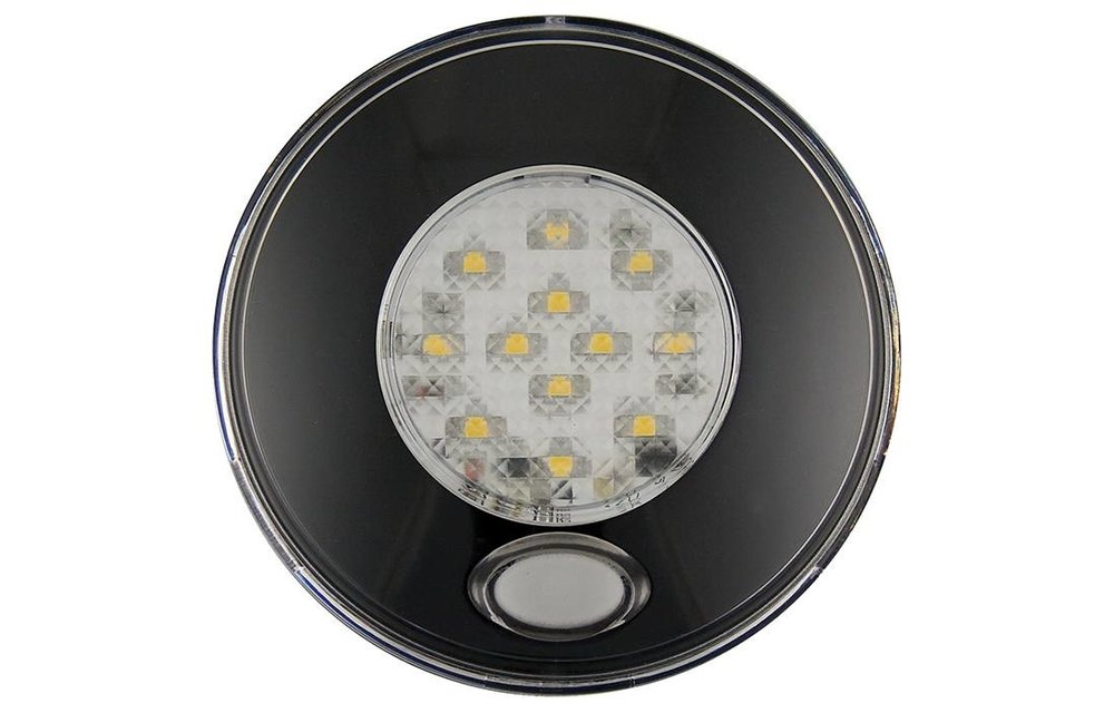 LED Innenraumleuchte inkl. Schwarz-Schalter 24v. Warmweiß