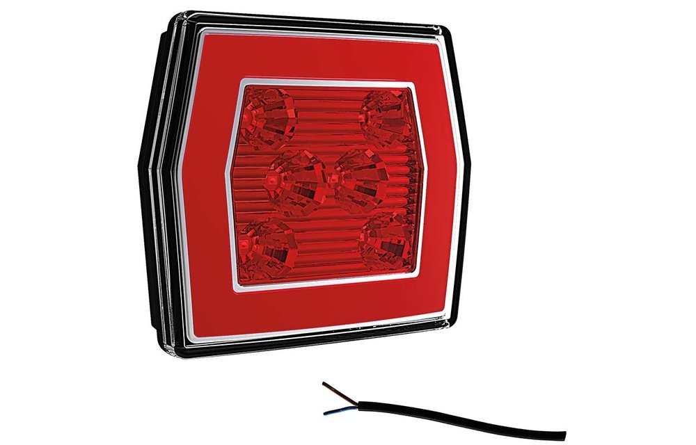 LED-Nebelscheinwerferschlussleuchte | 12-36V | 100cm. Kabel
