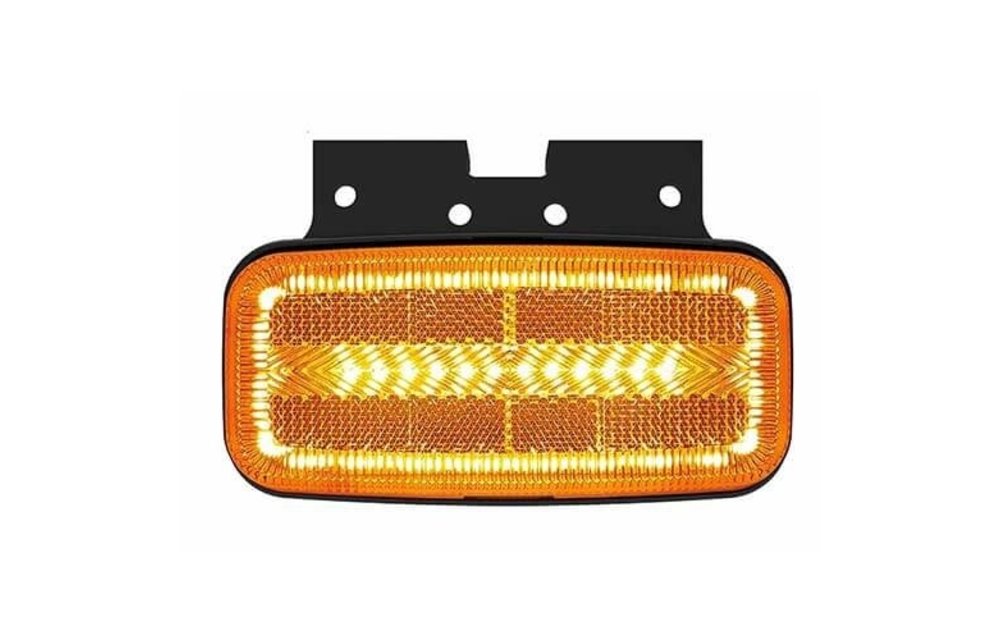 LED-Seitenblinker mit Blinkfunktion | 12-36V | 50cm. Kabel