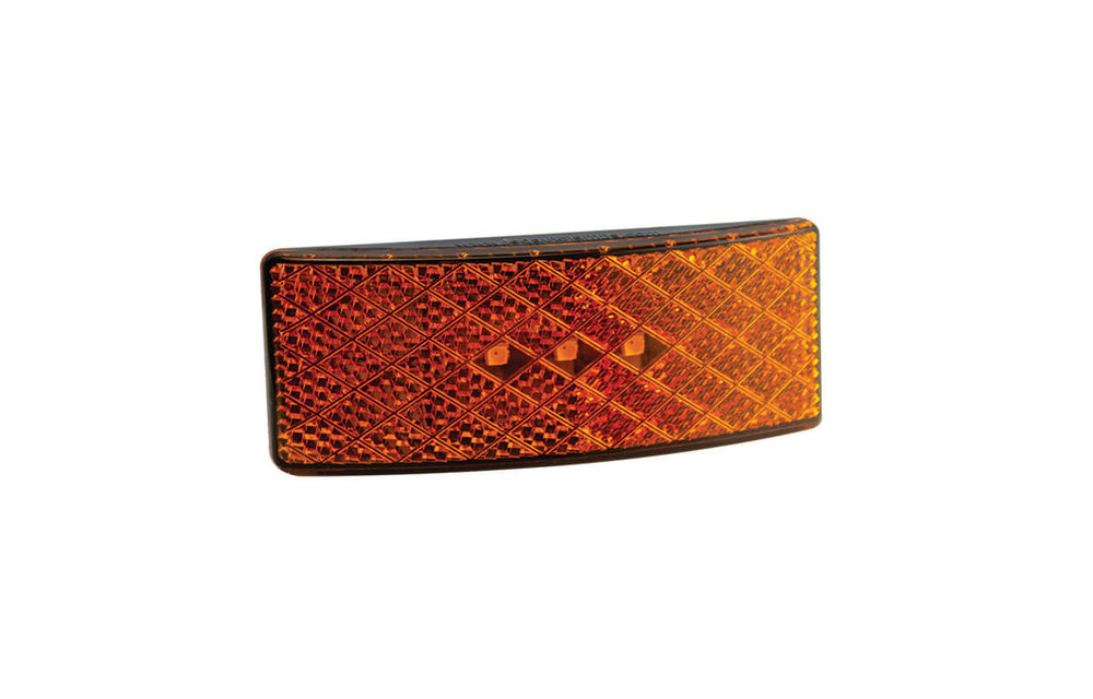 LED Umrissleuchte gelb | 12-24V | 35cm. Kabel (Rauch design)