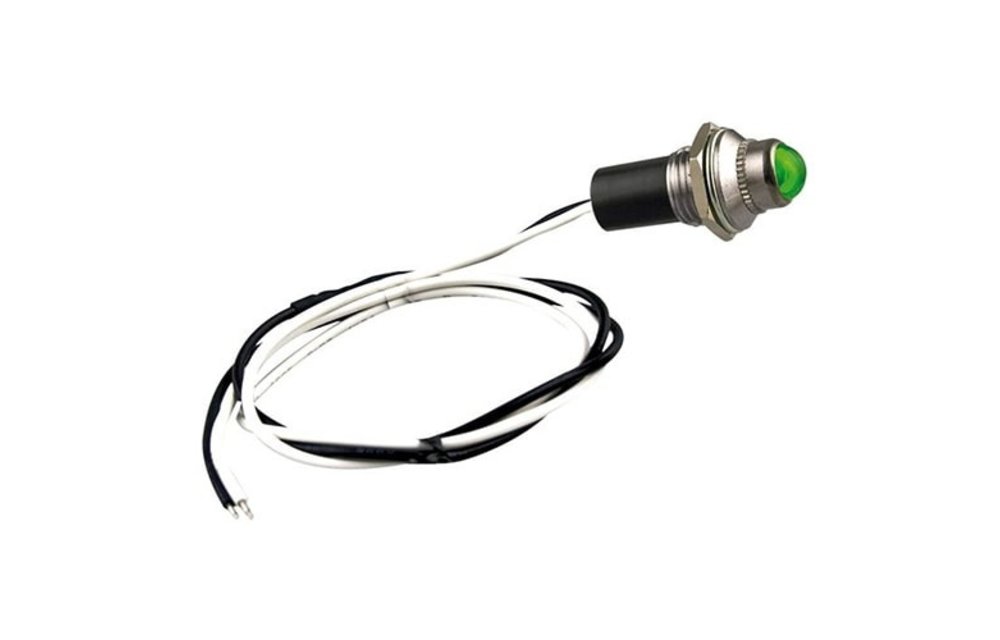 LED cockpit leuchte / hellgrün 24v