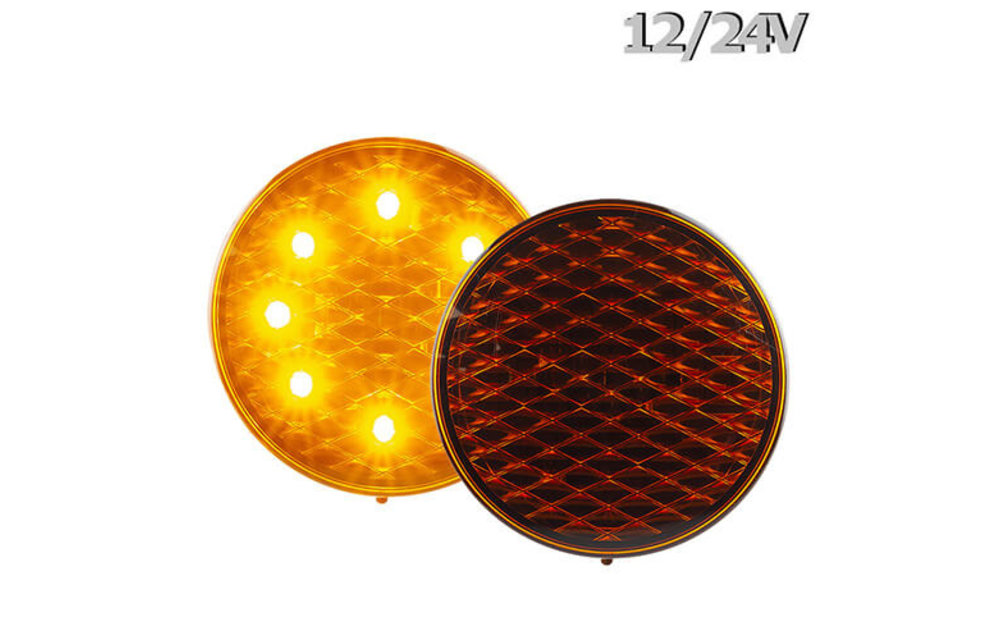 LED-Anzeige | 12-24V | farbige Linse 30cm. Kabel