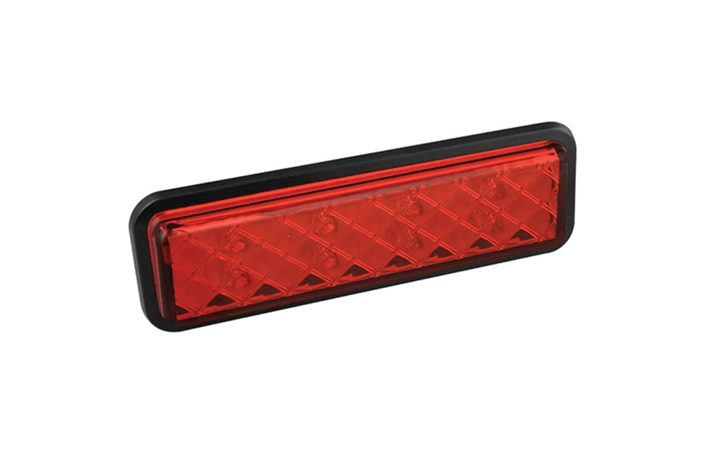 LED-Brems- / Rückleuchte Slimline-Montage | 12-24V | 0,18 M. Kabel
