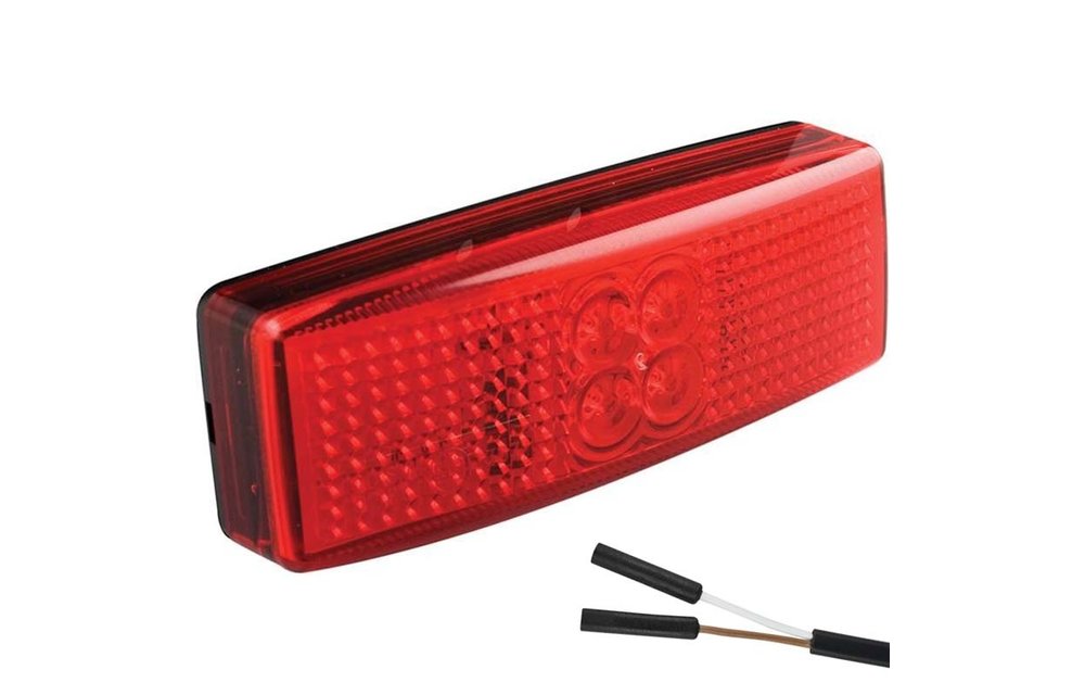 LED Umrissleuchte rot | 12-24V | 2 Steckerstift des